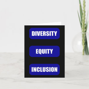 Tarjeta Pegatina de paquete de inclusión de equidad de div