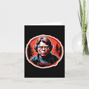 Tarjeta Pegatina de Stephen King 