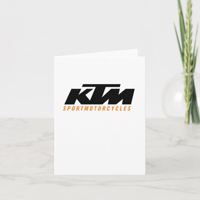 Tarjeta Pegatina del logotipo de Ktm2 (Anverso)