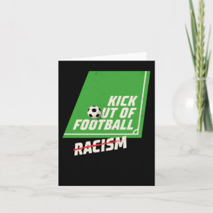 Tarjeta Pegatina Del Racismo En El Fútbol