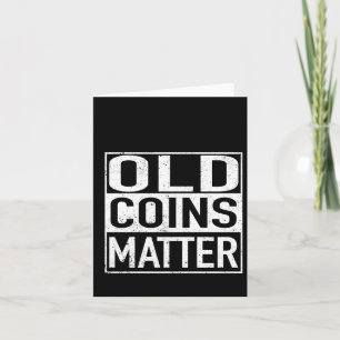 Tarjeta Pegatina numismático de colección de monedas antig