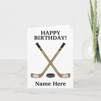 Tarjeta Pegatinas personalizadas de hockey sobre hierba pa