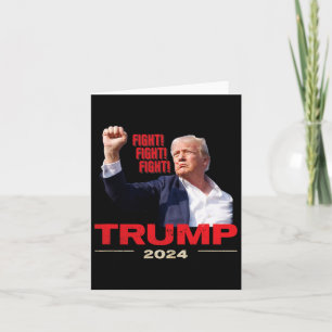 Tarjeta Pelea de lucha de 2024 contra la marcha de Trump d