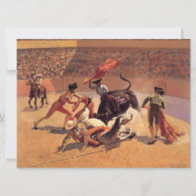 Pelea de toros en México (por Frederic Remington)