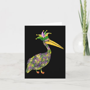 Tarjeta Pelican Mardi Gras de Pelican Femenino