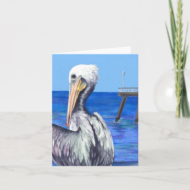 Tarjeta Pelícano de San Clemente (Anverso)