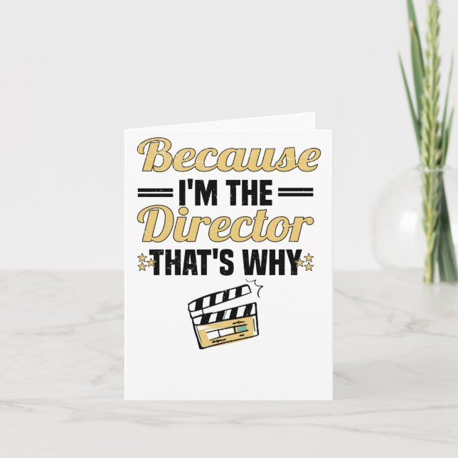 Tarjeta Película de Director Filmador (Anverso)