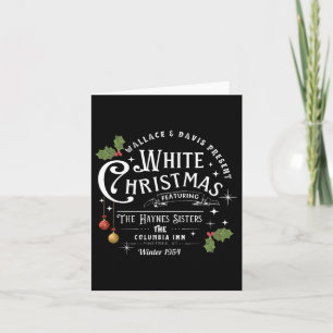 Tarjeta Película de las hermanas Navidades Blancas Festivi