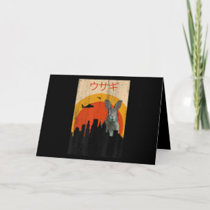 Tarjeta Película Japonesa Bunny Rabbit Horror   Amantes de