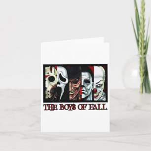 Tarjeta Películas De Horror De Caída Halloween