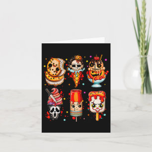 Tarjeta Películas de horror verano Popsicle Halloween Hela