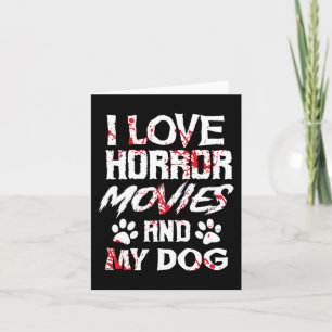 Tarjeta Películas de terror Amantes de la película Hallowe