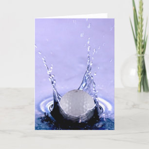 Tarjeta Peligro del agua