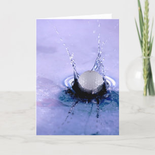 Tarjeta Peligro del agua