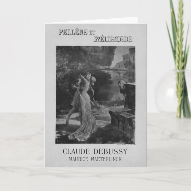 Tarjeta Pelleas y Melisande Opera, 1902 (Anverso)