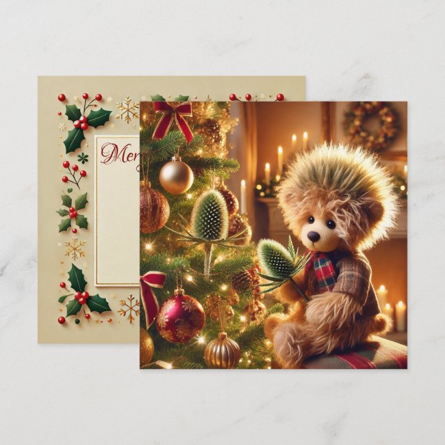 Tarjeta Pelo de Cardo (Anverso / Reverso)