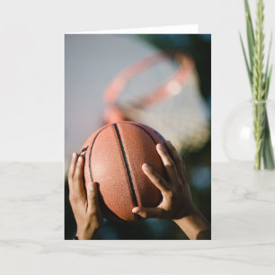 Tarjeta Pelota de baloncesto