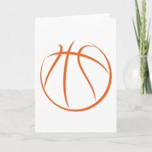 Tarjeta Pelota de baloncesto