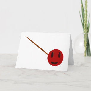 Tarjeta pelota de carne