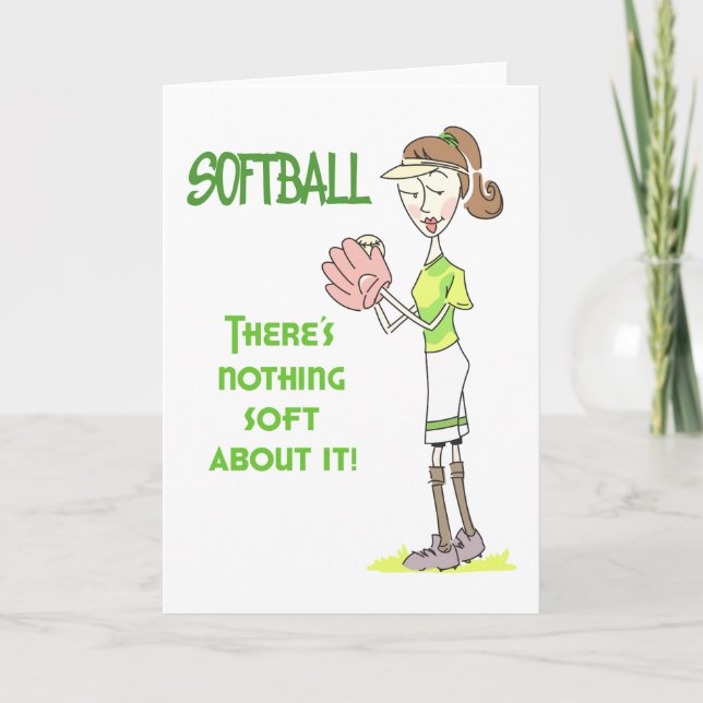 Tarjeta Pelota de softball (Anverso)