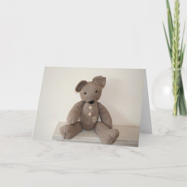 Tarjeta Peluche Joe (Anverso)