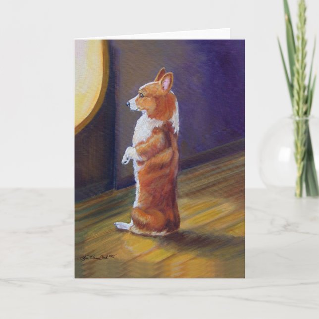 Tarjeta Pembroke Welsh Corgi (Anverso)