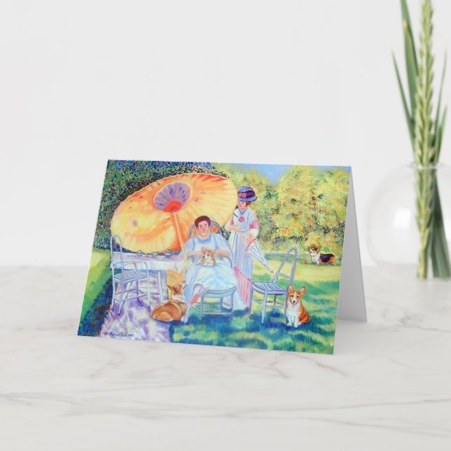 Tarjeta Pembroke Welsh Corgi (Anverso)