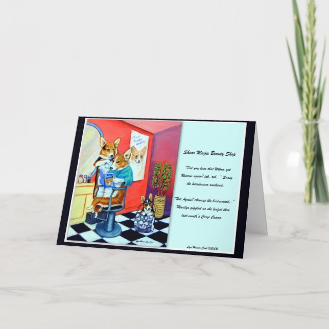 Tarjeta Pembroke Welsh Corgi (Anverso)