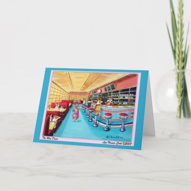 Tarjeta Pembroke Welsh Corgi (Anverso)