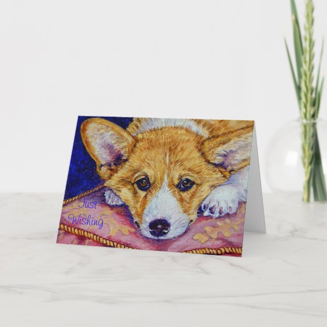 Tarjeta Pembroke Welsh Corgi Card (Anverso)