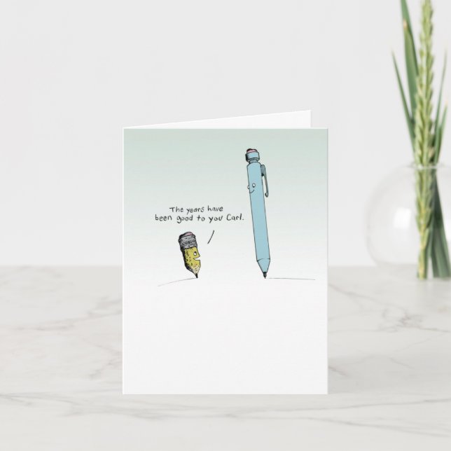 Tarjeta Pencils Personalizado (Anverso)