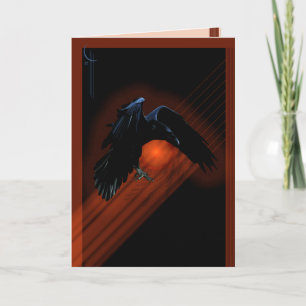 Tarjeta Pendiente del cuervo