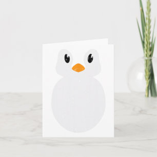 Tarjeta Penguin Face Costume Cute Animal Hombres Mujeres N
