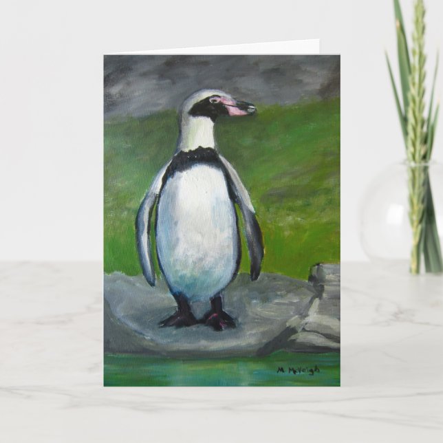Tarjeta Penguin Greeting (Anverso)