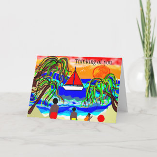 Tarjeta Pensamiento afroamericano en usted