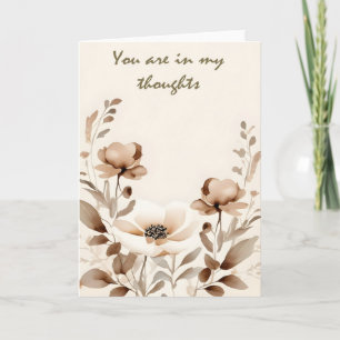 Tarjeta Pensamiento Boho Moderno de Ti