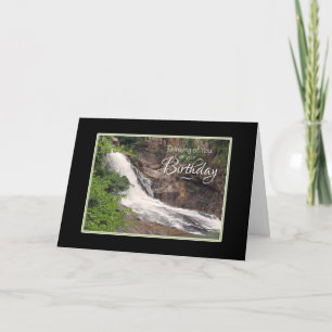 Tarjeta Pensamiento de cumpleaños de tu cascada