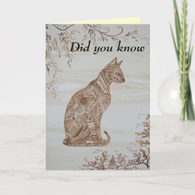 Tarjeta Pensamiento en usted (Anverso)