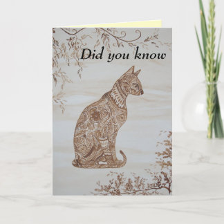 Tarjeta Pensamiento en usted