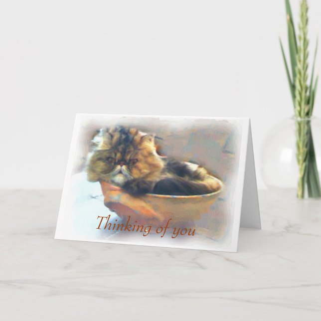 Tarjeta Pensamiento en usted (Anverso)