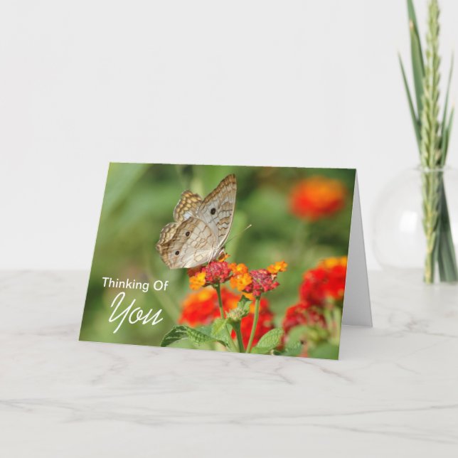 Tarjeta Pensamiento en usted (Anverso)