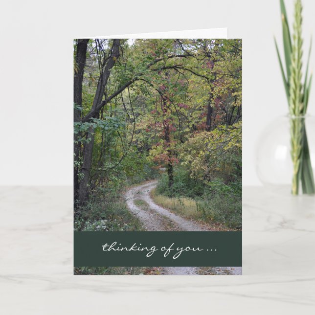 Tarjeta Pensamiento en usted… (Anverso)