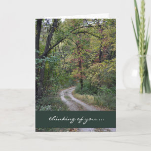 Tarjeta Pensamiento en usted…