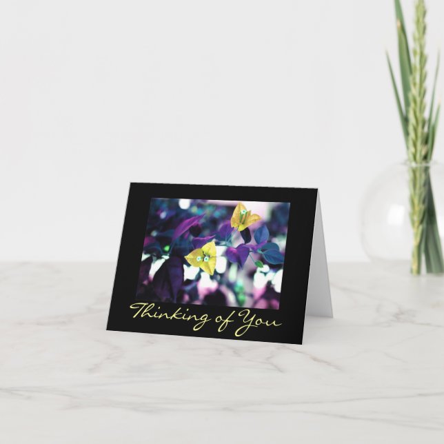 Tarjeta Pensamiento en usted (Anverso)