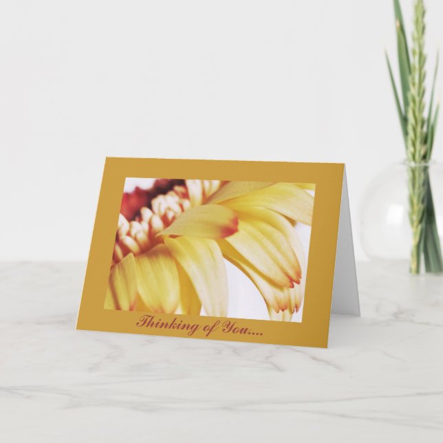 Tarjeta Pensamiento en usted…. (Anverso)