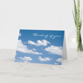 Tarjeta Pensamiento en usted