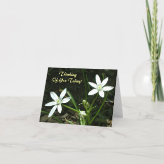 Tarjeta ¡Pensamiento en usted hoy! - Esconda dentro