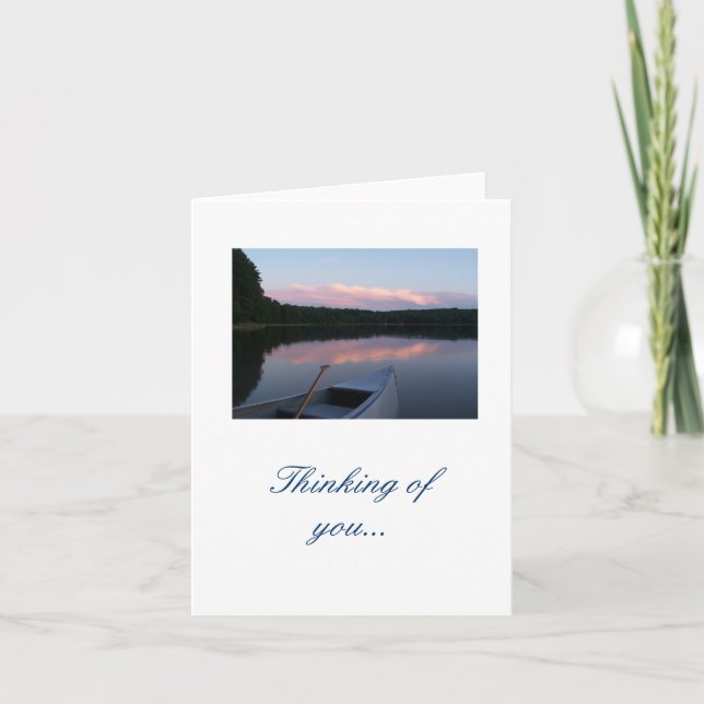 Tarjeta Pensamiento en usted… notecard (Anverso)