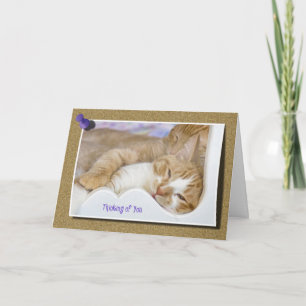 Tarjeta Pensamiento en usted Tabby