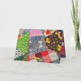 Tarjeta pensamiento loco de trama de tejido